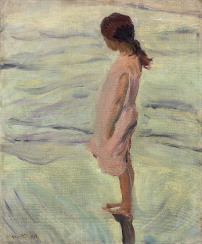 सूरज डूबने के बाद द्वारा Joaquín Sorolla